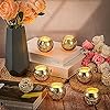 Mercury glass votive candle holder